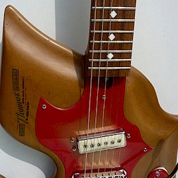 Harvey Thomas Lyer naturel Custom guitar 5