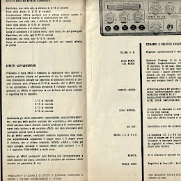 Meazzi nr175 amps, echo units & mics music instrument catalog prospekt 1962 made in Italy 3