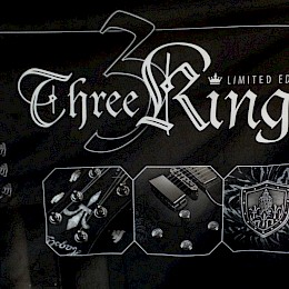 Hagstrom Three Kings 'limited edition' huge 267x177cm guitar dealer banner made in Sweden 3 studio proberaum mancave