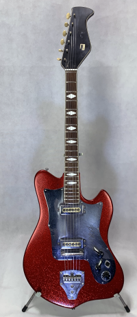Restored Hopf red sparkle V2 guitar made in Germany 1960s