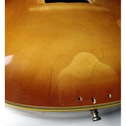 Eko Florentine brown - goldburst guitar body 1960s made in Italy 1