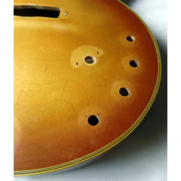 Eko Florentine brown - goldburst guitar body 1960s made in Italy 2