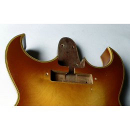 Eko Florentine brown - goldburst guitar body 1960s made in Italy 3