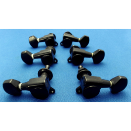 Guitar tuner set 1970-80s 3+3 black 2