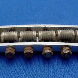 Hoyer guitar bridge brücke steg 1960-70er made in Germany 1